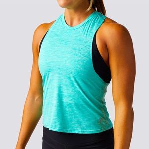 Born Primitive ELEVATE CROP 2.0, Teal, Sz XS, NWOT